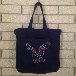 AEO Navy Tote bag